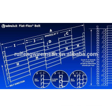 Stainless Steel Flat Flex Wire Mesh Conveyor Belt